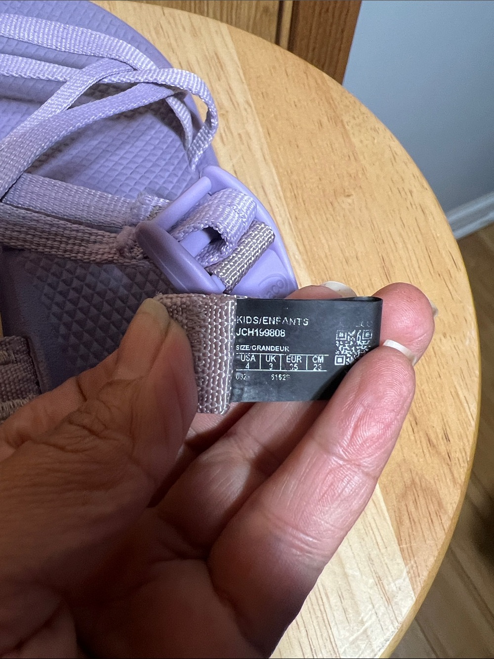 Chaco Lilac Strappy Kids' Sandals - Picture 6 of 7